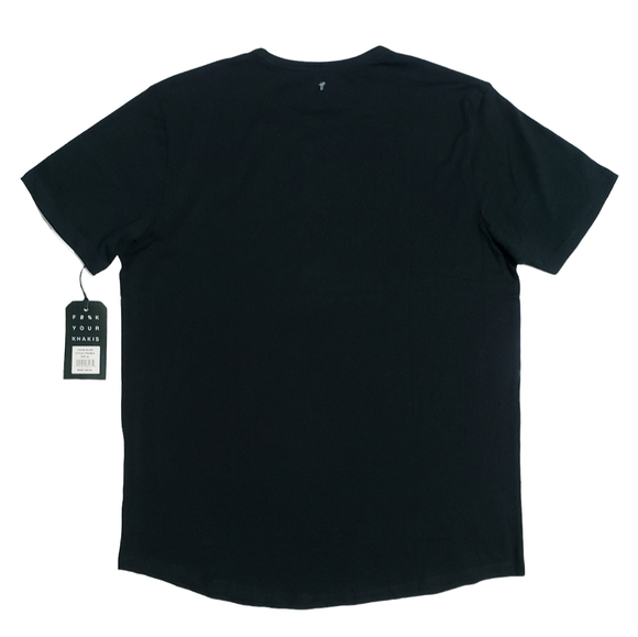 The Perfect Jean NYC Mens Organic Cotton Crew Neck XL T-Shirt Black NWT - Picture 4 of 7